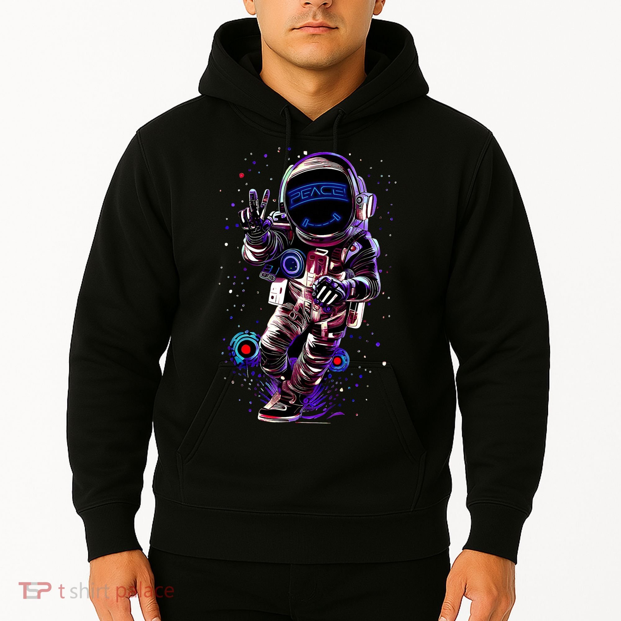Astronaut Rave Edm Techno Festival Psytrance Dubstep Hoodie
