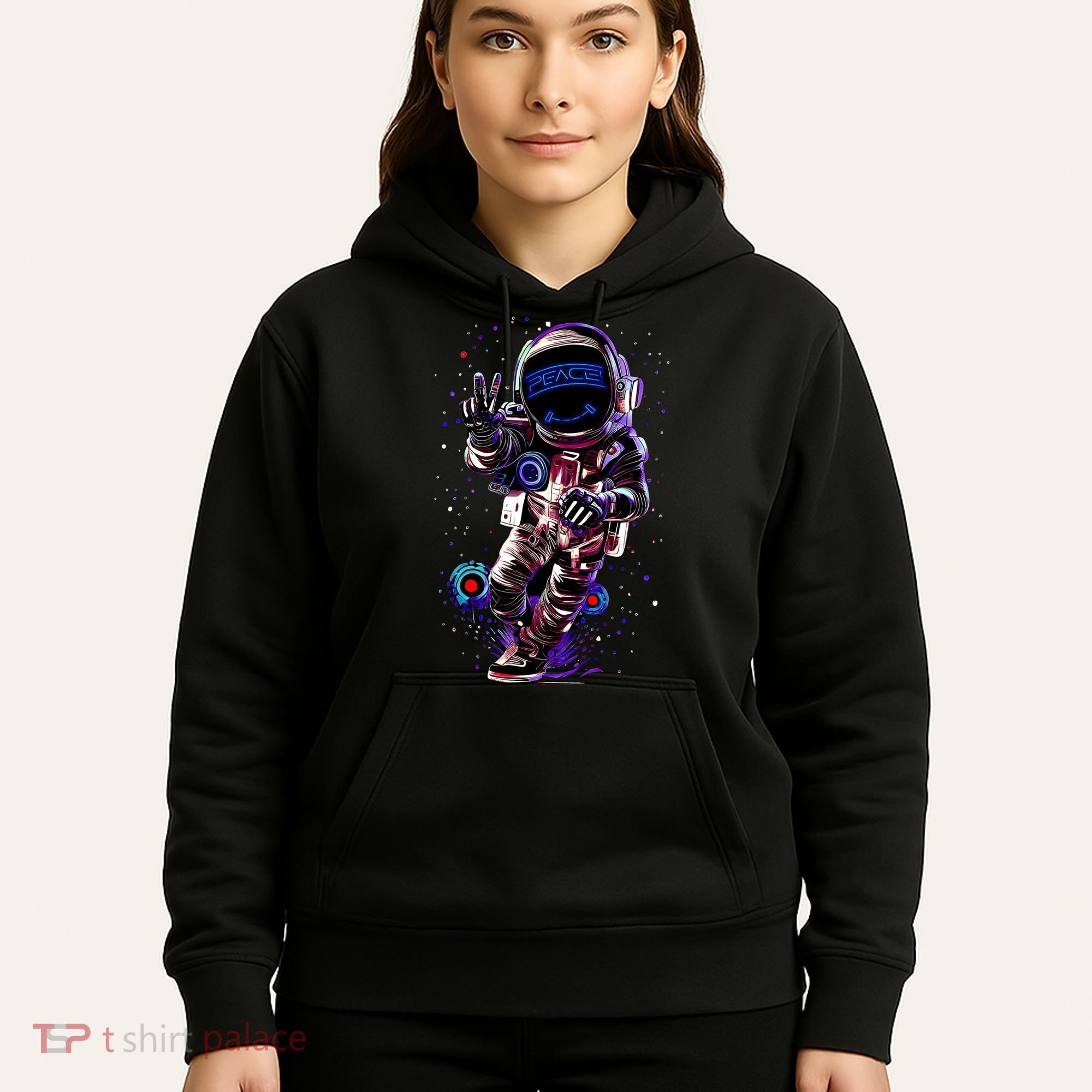 Astronaut Rave Edm Techno Festival Psytrance Dubstep Hoodie