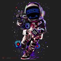 Astronaut Rave Edm Techno Festival Psytrance Dubstep Beanie thumb 2