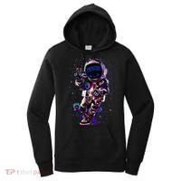 Astronaut Rave Edm Techno Festival Psytrance Dubstep Women's Hoodie thumb 0