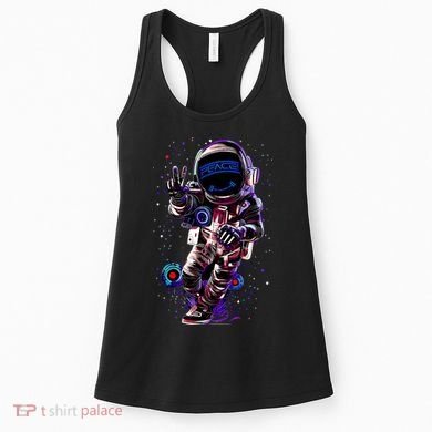 Astronaut Rave Edm Techno Festival Psytrance Dubstep Women's Tank Top