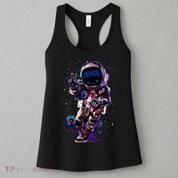 Astronaut Rave Edm Techno Festival Psytrance Dubstep Women's Tank Top thumb 3