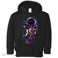 Astronaut Rave Edm Techno Festival Psytrance Dubstep Toddler Hoodie thumb 0