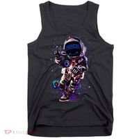 Astronaut Rave Edm Techno Festival Psytrance Dubstep Tank Top thumb 0