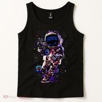 Astronaut Rave Edm Techno Festival Psytrance Dubstep Tank Top thumb 2