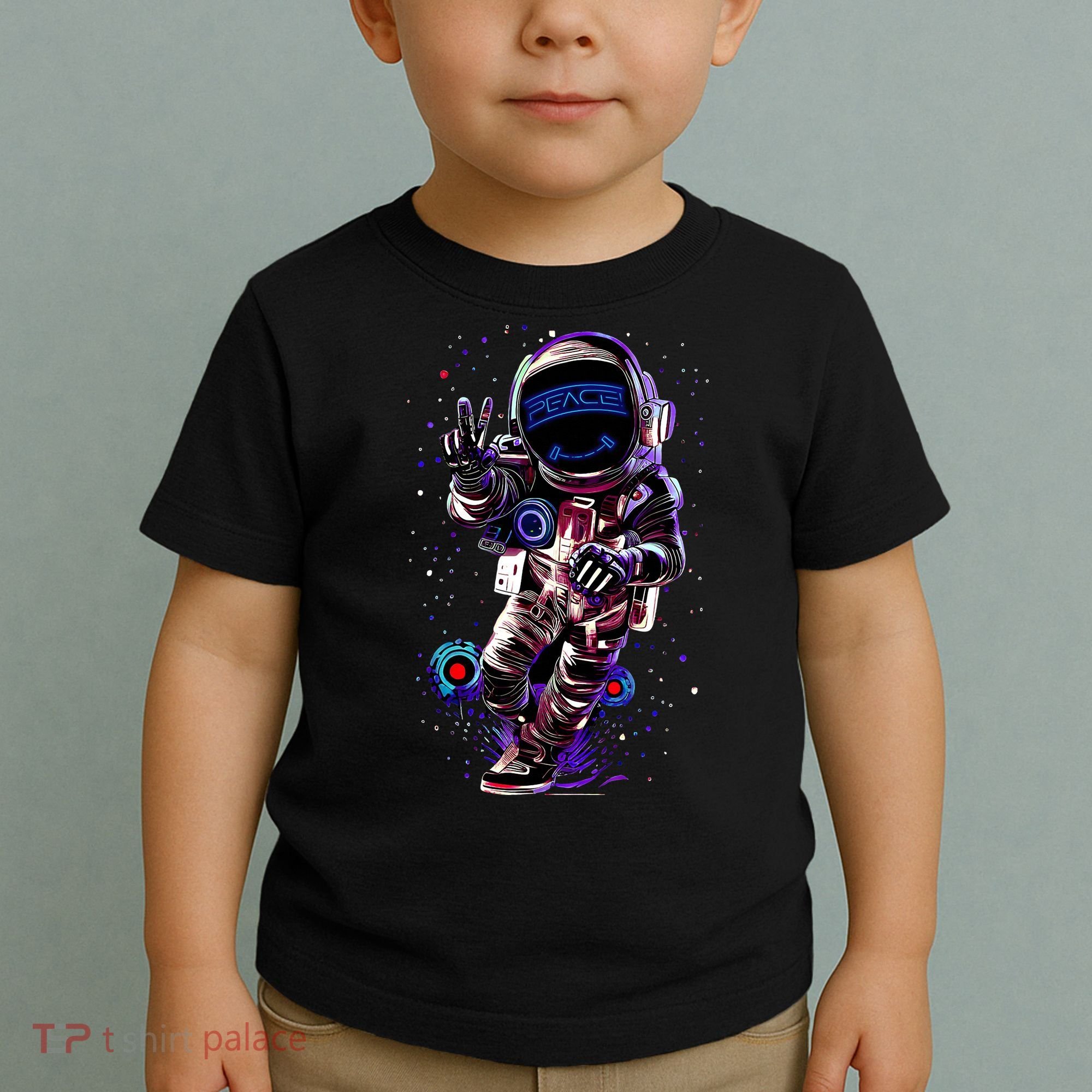Astronaut Rave Edm Techno Festival Psytrance Dubstep Toddler T-Shirt