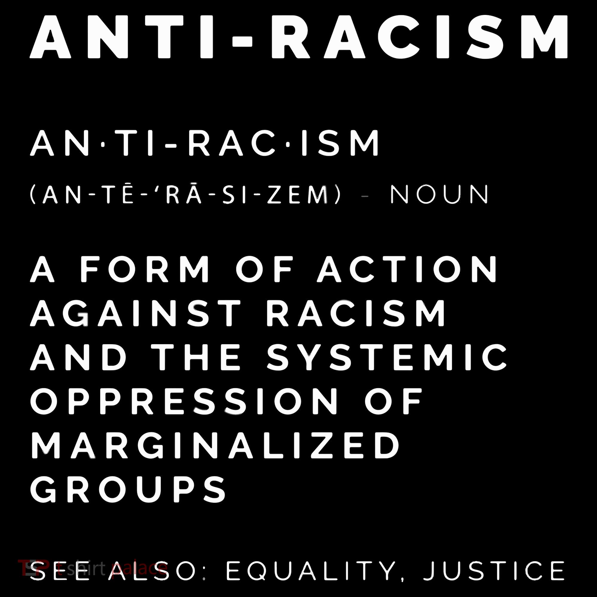 Anti Racism End Racism Tee Mousepad