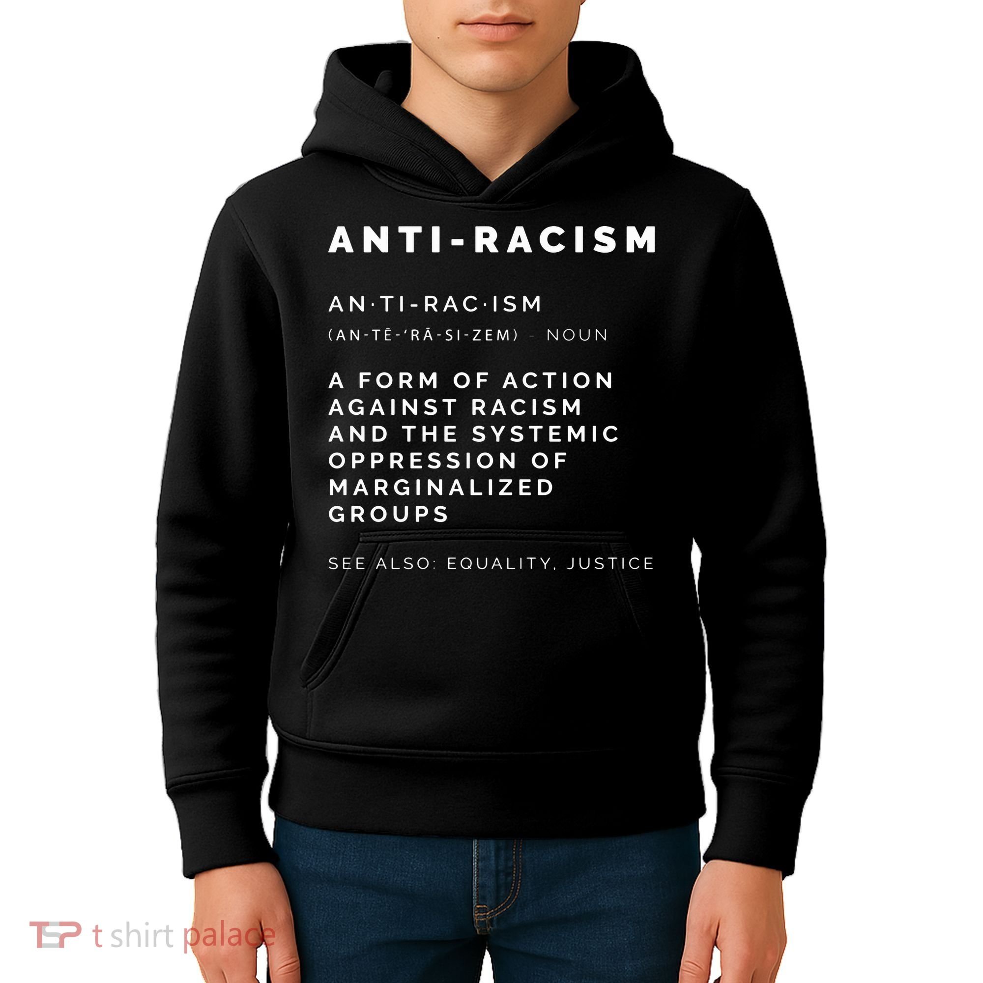 Anti Racism End Racism Tee Kids Hoodie
