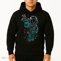 Astronaut Rave Edm Techno Festival Psytrance Hoodie thumb 2