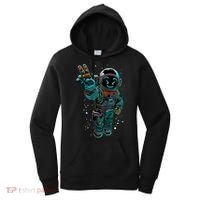 Astronaut Rave Edm Techno Festival Psytrance Women's Hoodie thumb 0
