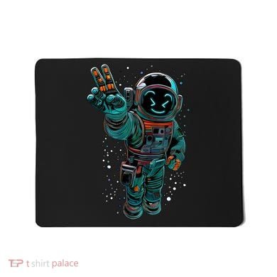 Astronaut Rave Edm Techno Festival Psytrance Mousepad