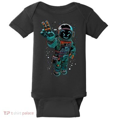 Astronaut Rave Edm Techno Festival Psytrance Baby Bodysuit