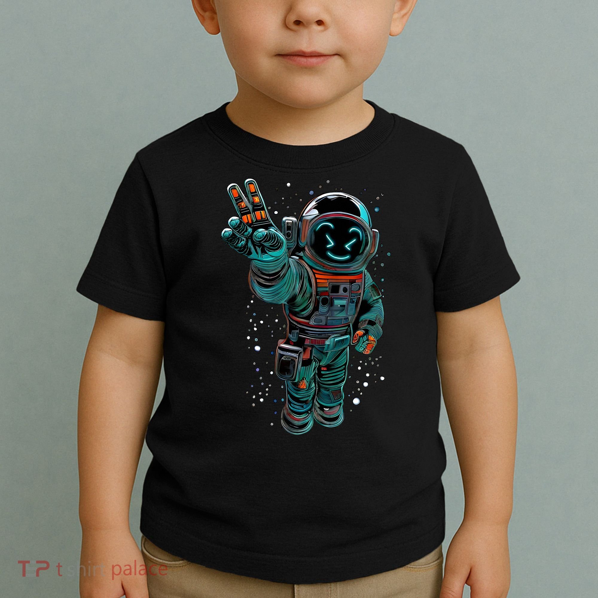 Astronaut Rave Edm Techno Festival Psytrance Toddler T-Shirt
