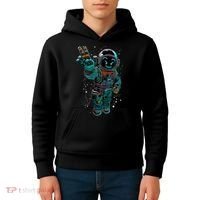 Astronaut Rave Edm Techno Festival Psytrance Kids Hoodie thumb 4