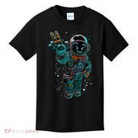 Astronaut Rave Edm Techno Festival Psytrance Kids T-Shirt thumb 0
