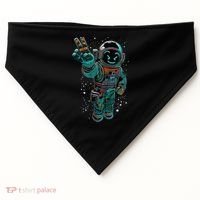 Astronaut Rave Edm Techno Festival Psytrance Dubstep USA-Made Doggie Bandana thumb 0