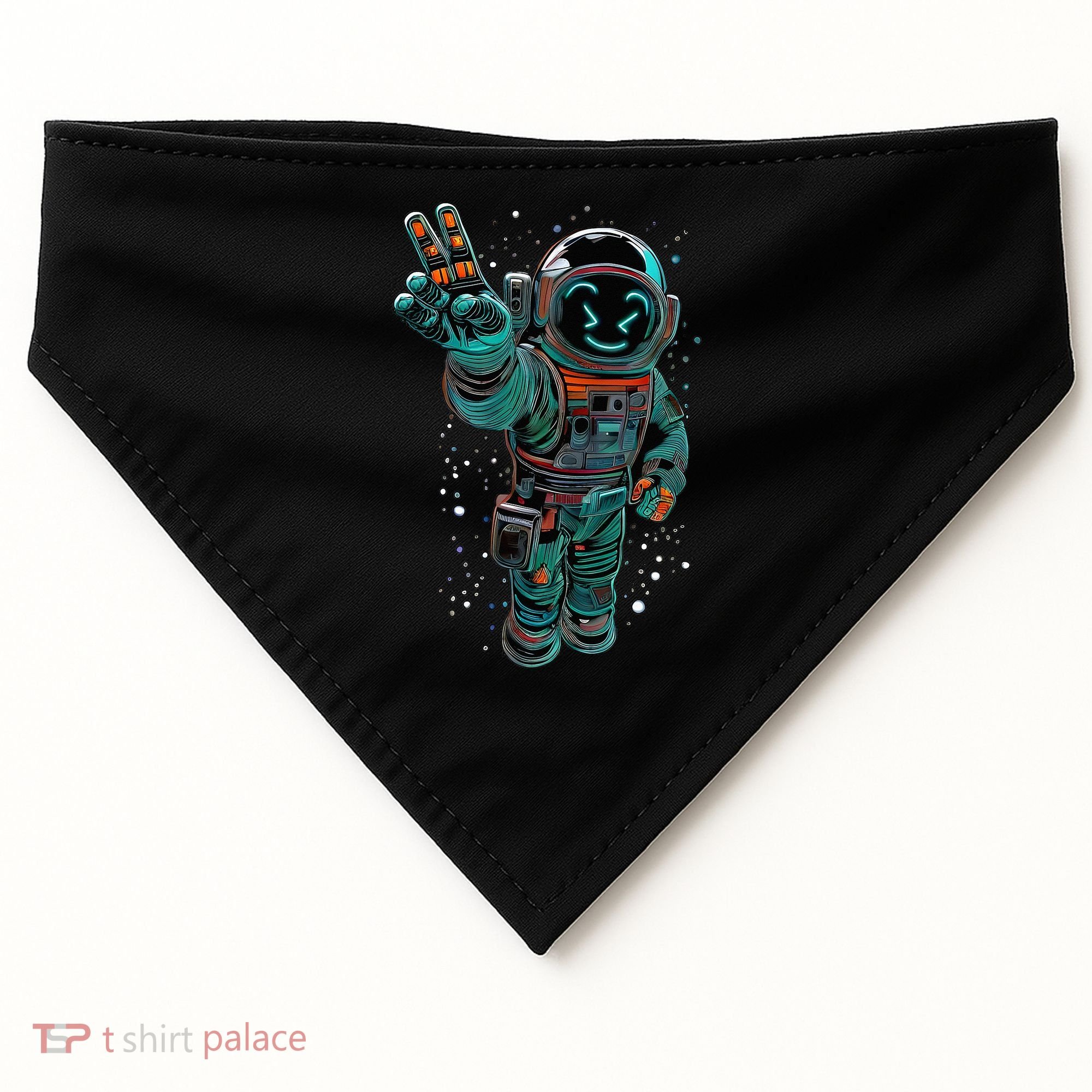 Astronaut Rave Edm Techno Festival Psytrance Dubstep USA-Made Doggie Bandana