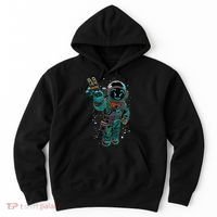 Astronaut Rave Edm Techno Festival Psytrance Dubstep Hoodie thumb 0