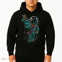 Astronaut Rave Edm Techno Festival Psytrance Dubstep Hoodie thumb 2