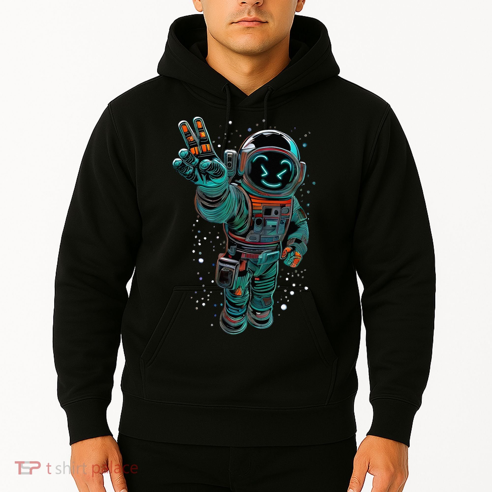Astronaut Rave Edm Techno Festival Psytrance Dubstep Hoodie