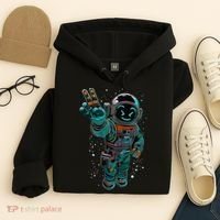 Astronaut Rave Edm Techno Festival Psytrance Dubstep Hoodie thumb 4