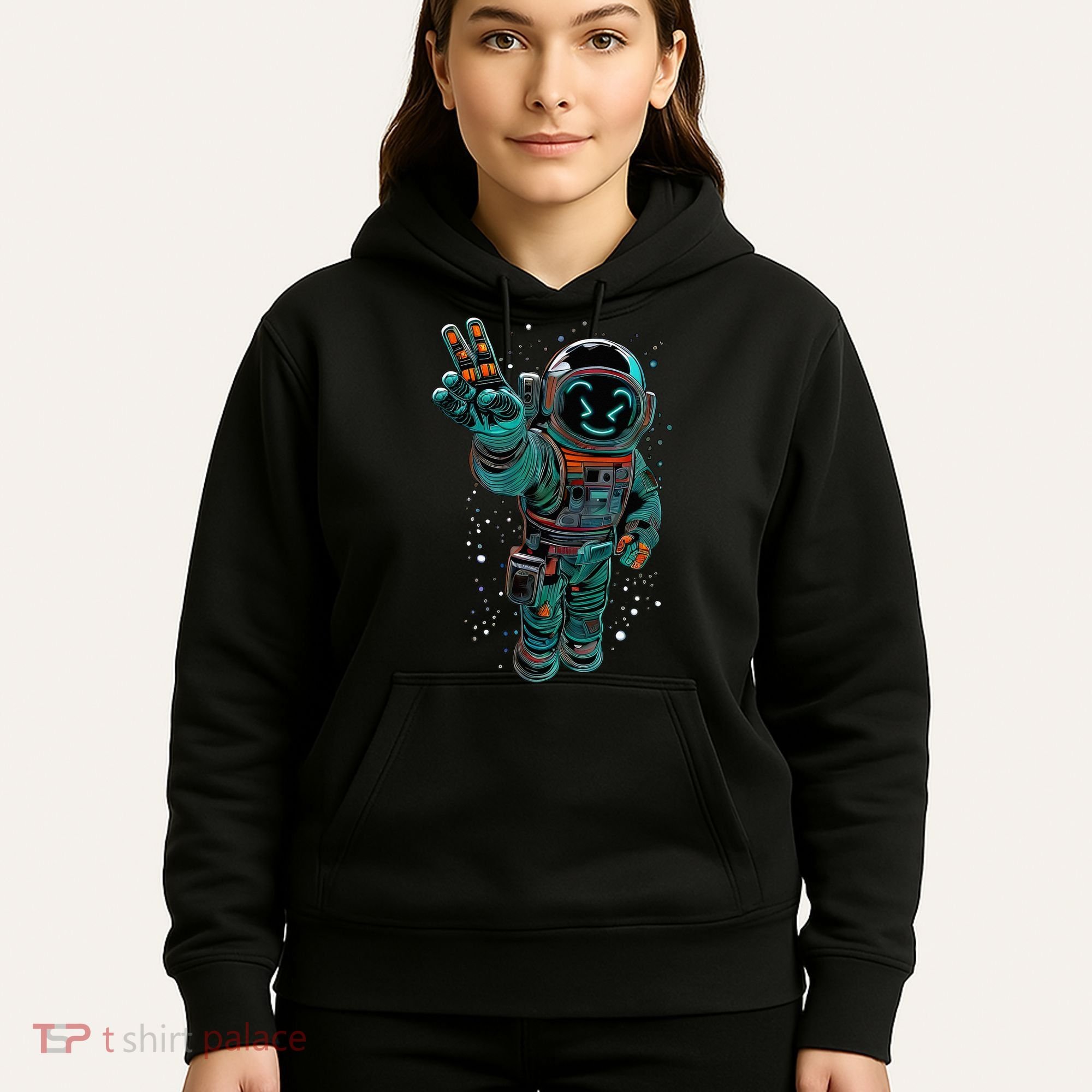 Astronaut Rave Edm Techno Festival Psytrance Dubstep Hoodie