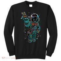 Astronaut Rave Edm Techno Festival Psytrance Dubstep Sweatshirt thumb 0