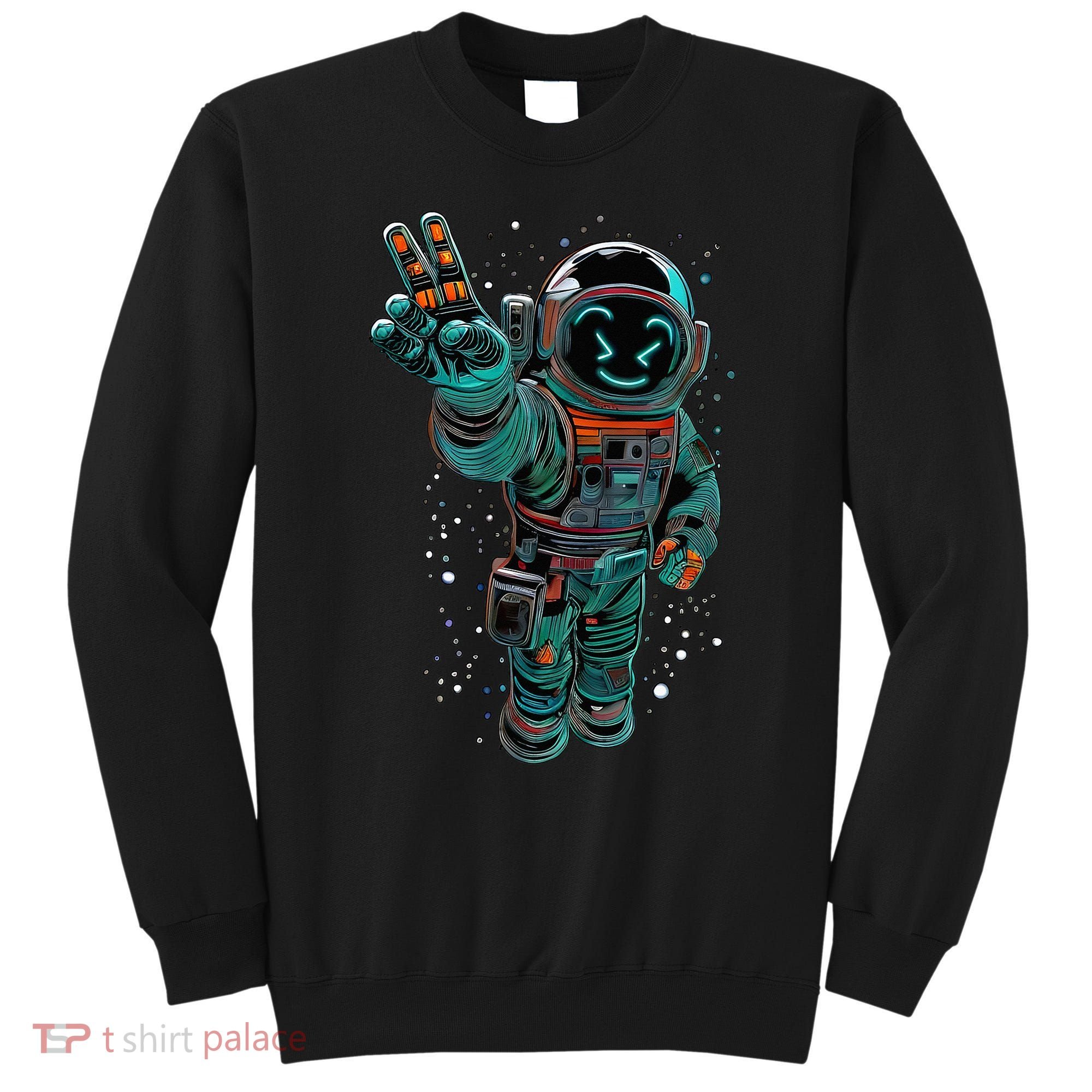 Astronaut Rave Edm Techno Festival Psytrance Dubstep Sweatshirt