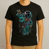 Astronaut Rave Edm Techno Festival Psytrance Dubstep T-Shirt thumb 3