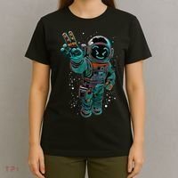 Astronaut Rave Edm Techno Festival Psytrance Dubstep T-Shirt thumb 4