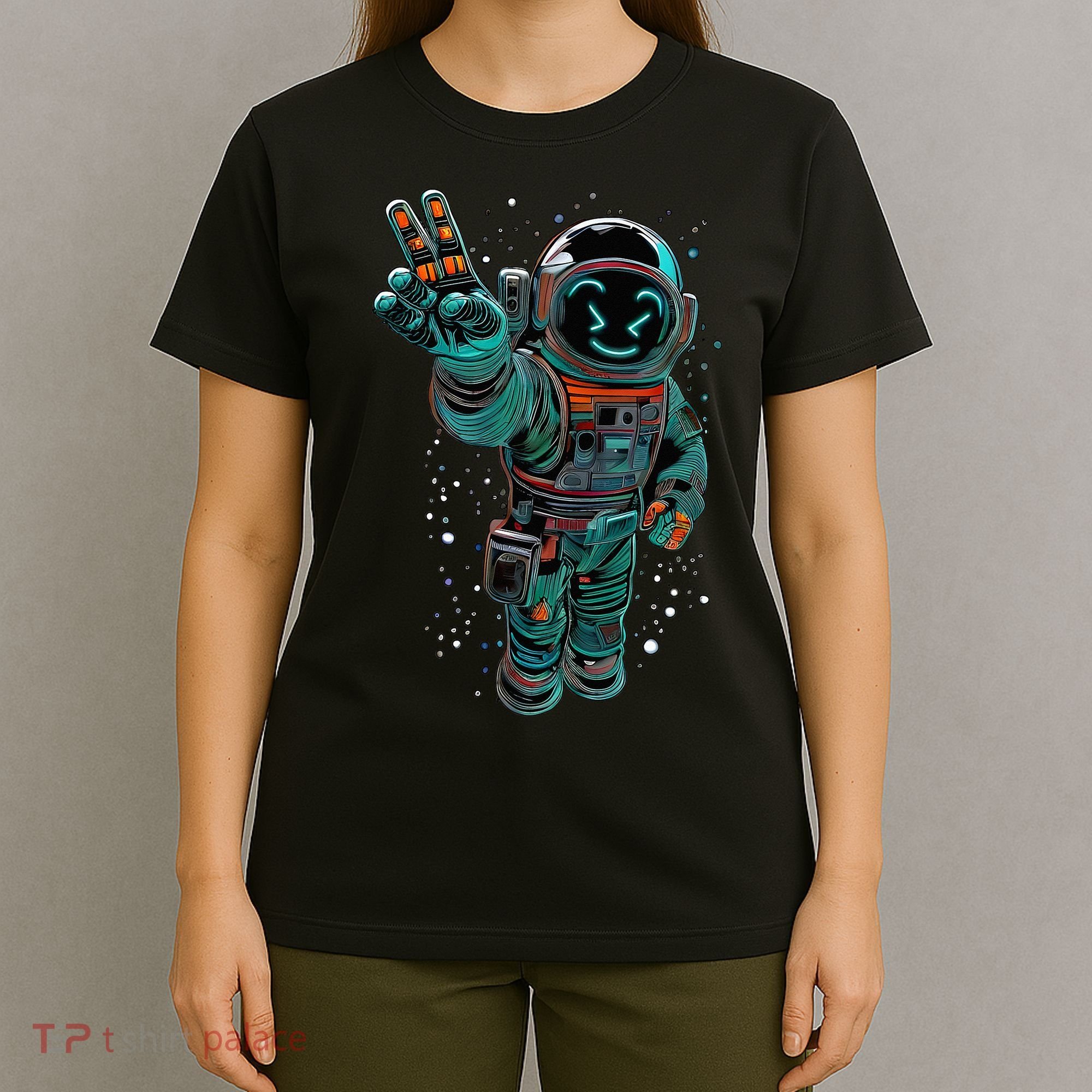 Astronaut Rave Edm Techno Festival Psytrance Dubstep T-Shirt