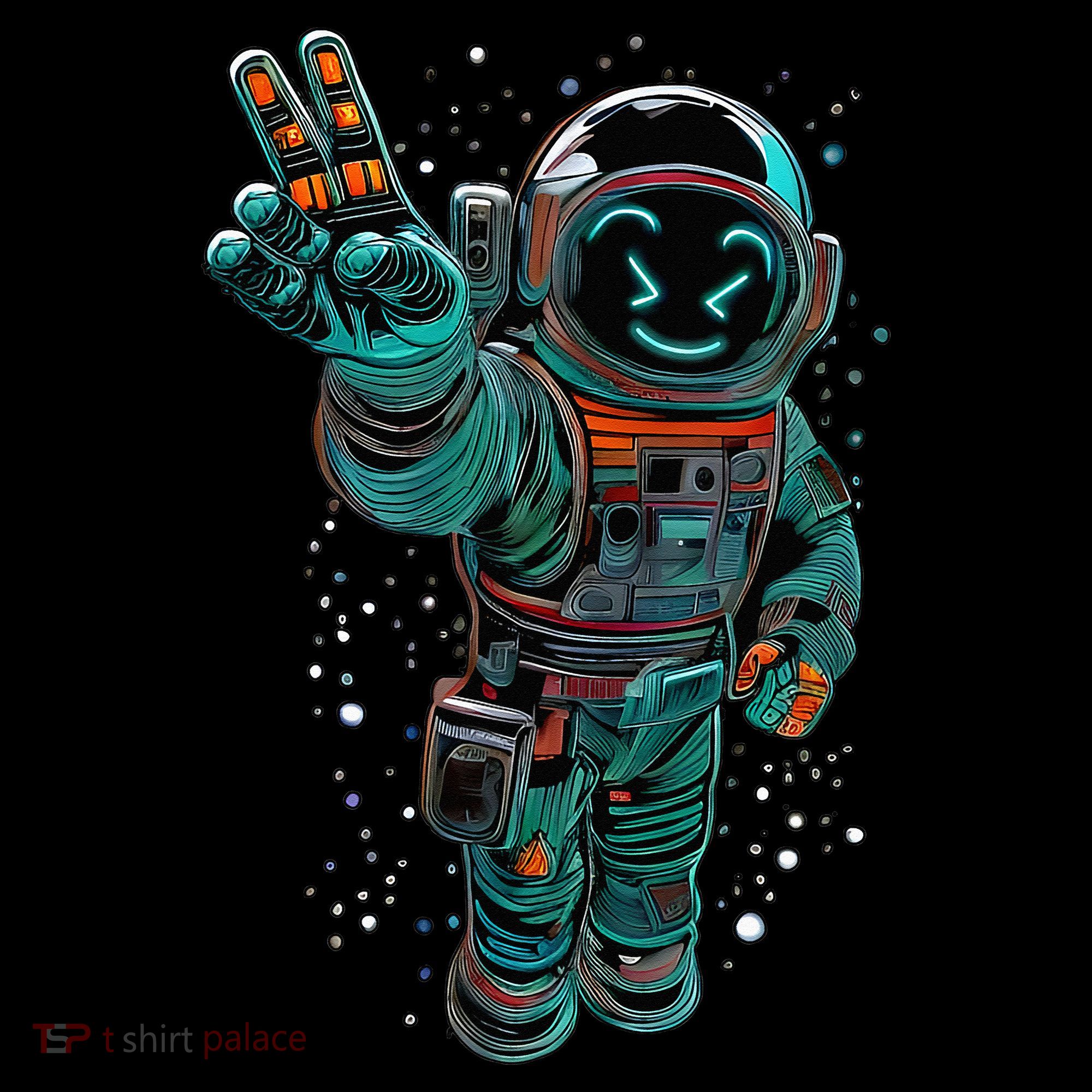 Astronaut Rave Edm Techno Festival Psytrance Dubstep T-Shirt