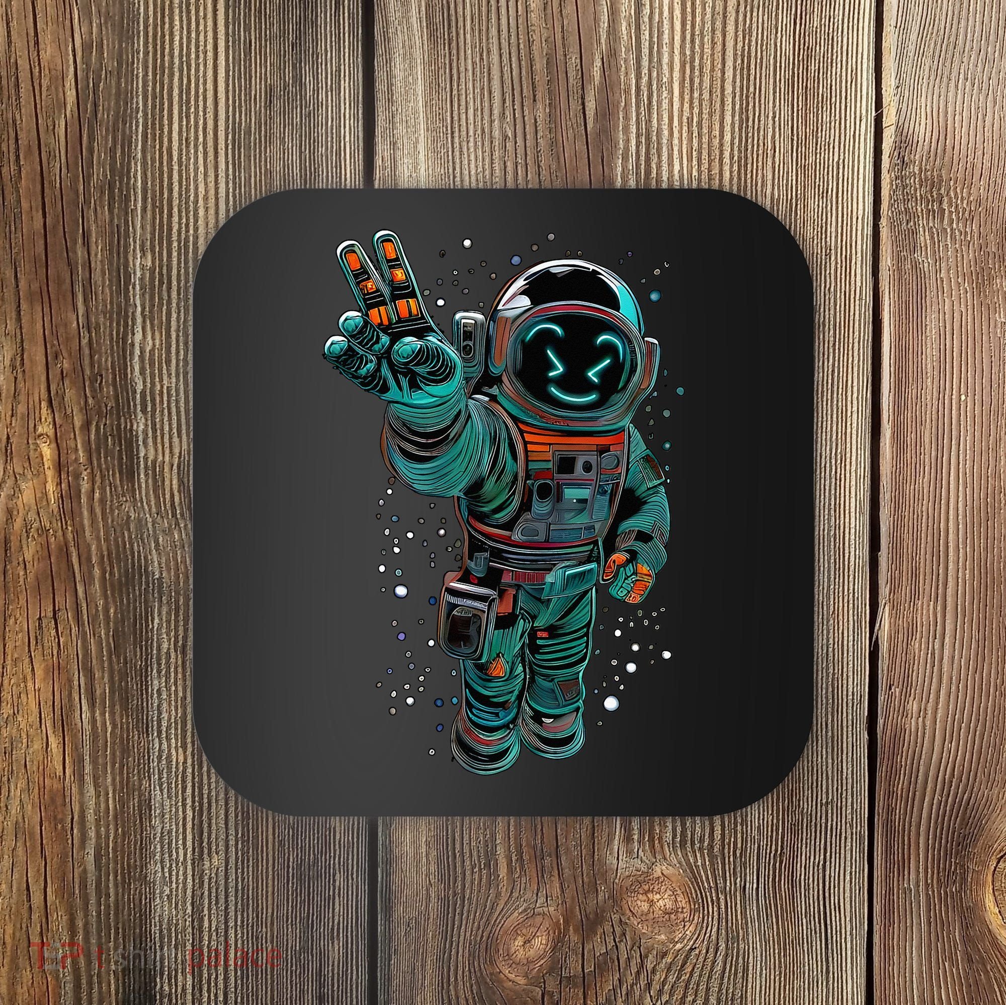 Astronaut Rave Edm Techno Festival Psytrance Dubstep Coaster