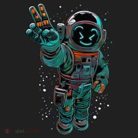 Astronaut Rave Edm Techno Festival Psytrance Dubstep Hat thumb 2