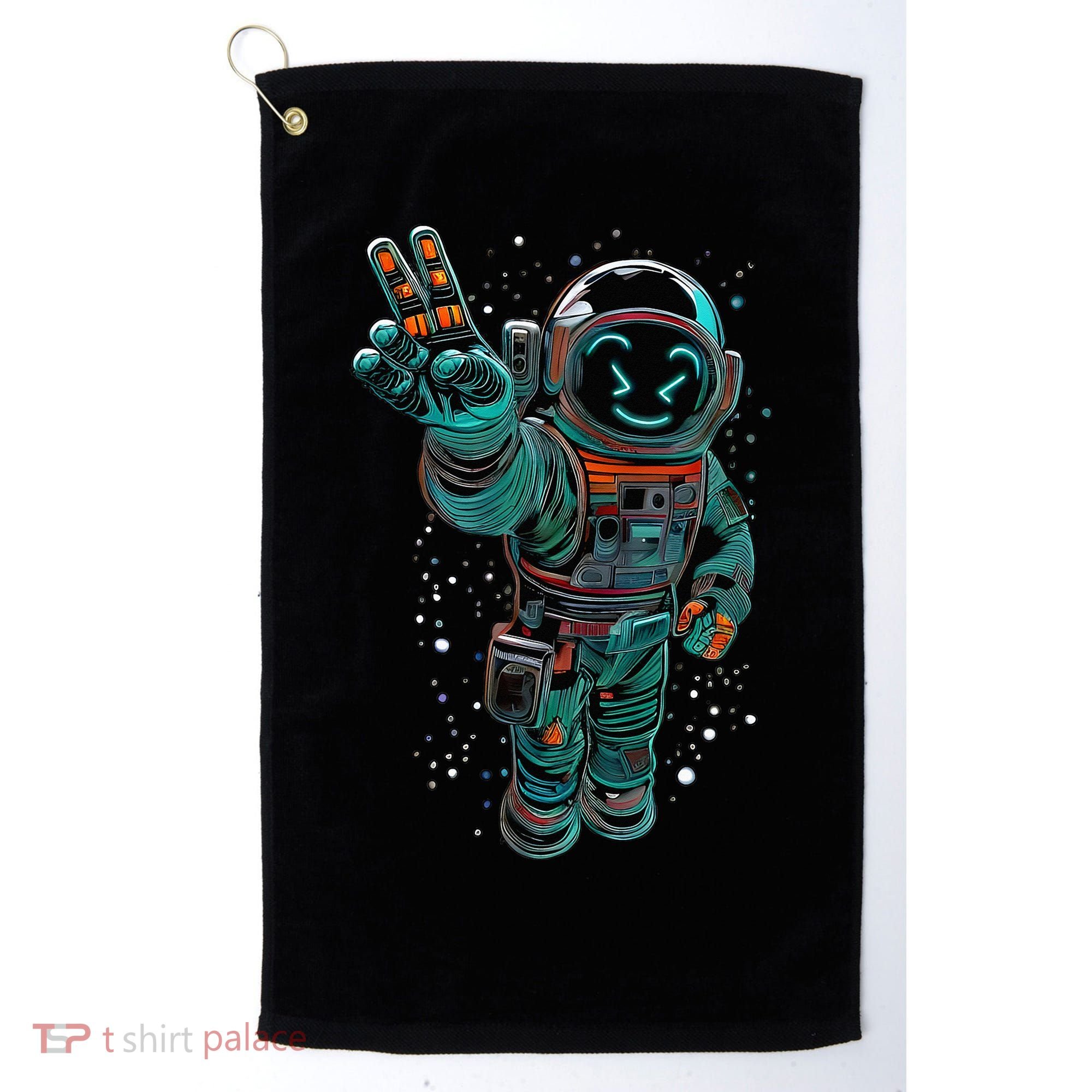 Astronaut Rave Edm Techno Festival Psytrance Dubstep Golf Towel
