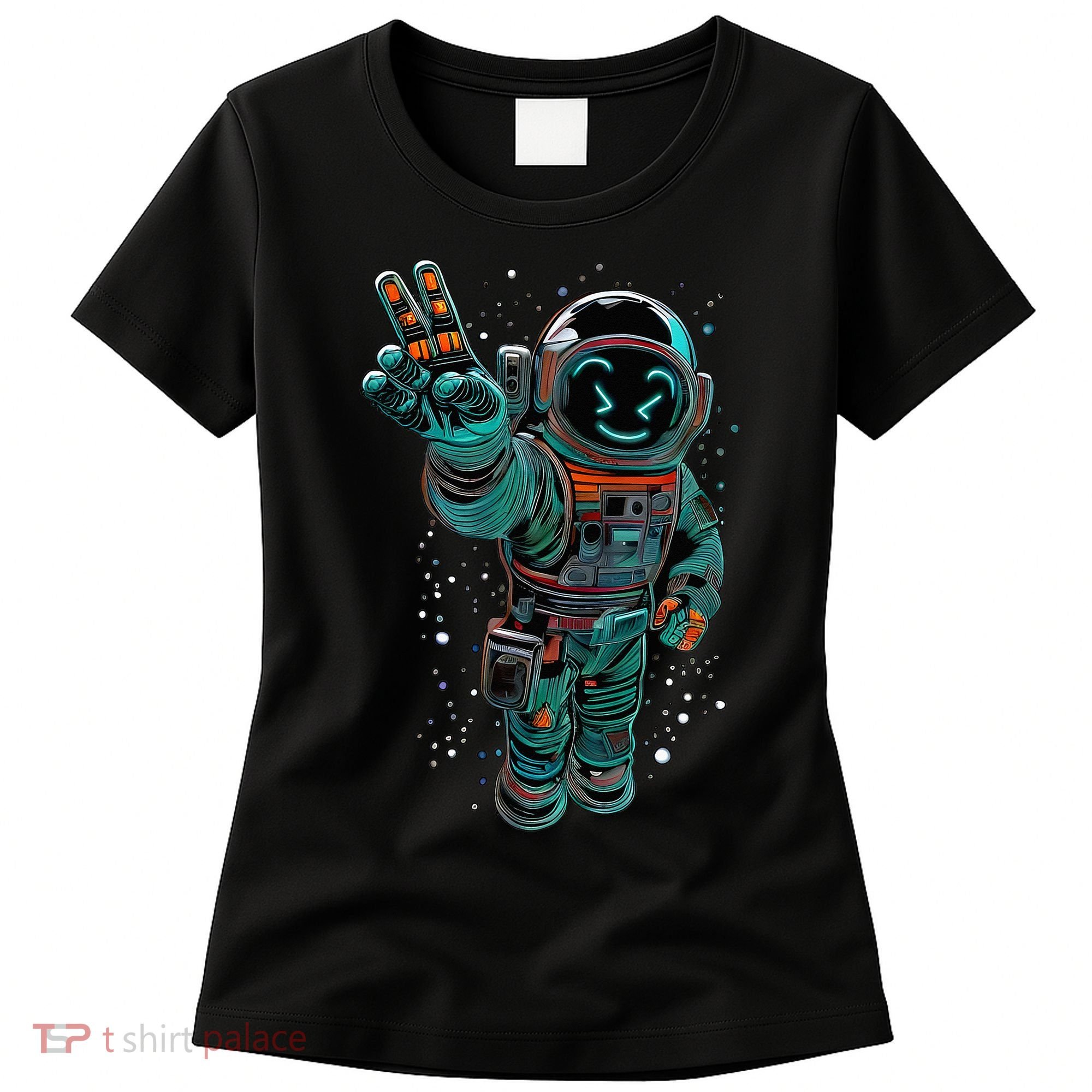 Astronaut Rave Edm Techno Festival Psytrance Dubstep Women's T-Shirt
