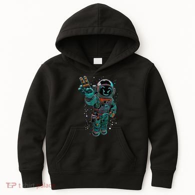 Astronaut Rave Edm Techno Festival Psytrance Dubstep Kids Hoodie
