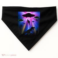 Area 51 Alien Takeover USA-Made Doggie Bandana thumb 0