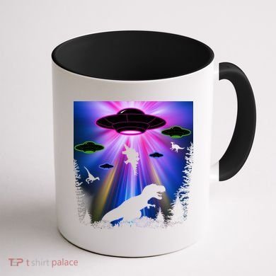 Area 51 Alien Takeover Coffee Mug back