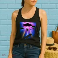 Area 51 Alien Takeover Women's Tank Top thumb 2