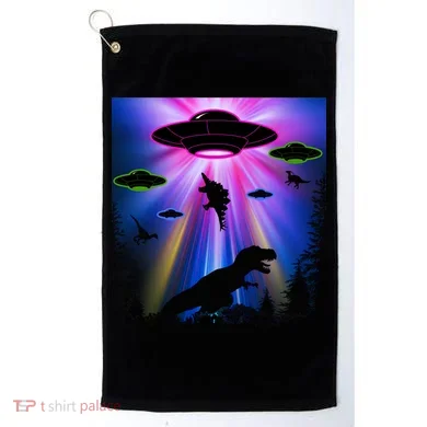 Area 51 Alien Takeover Golf Towel