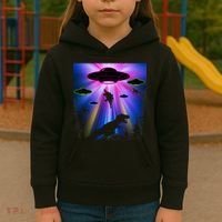 Area 51 Alien Takeover Kids Hoodie thumb 3
