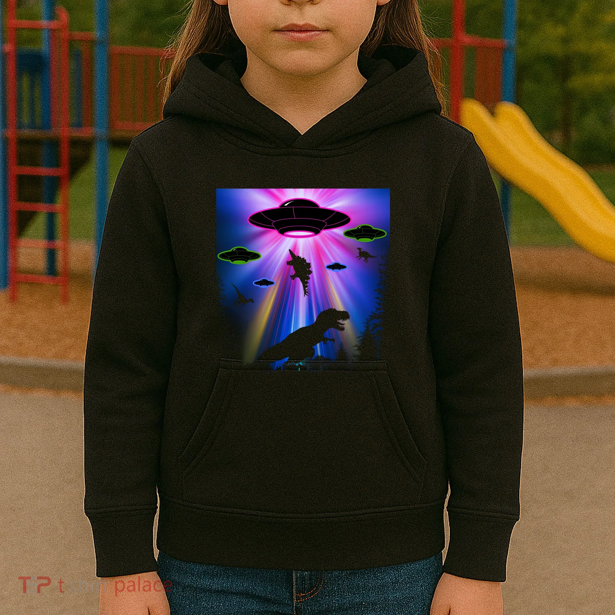 Area 51 Alien Takeover Kids Hoodie