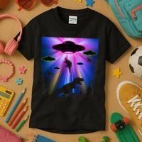 Area 51 Alien Takeover Kids T-Shirt thumb 3