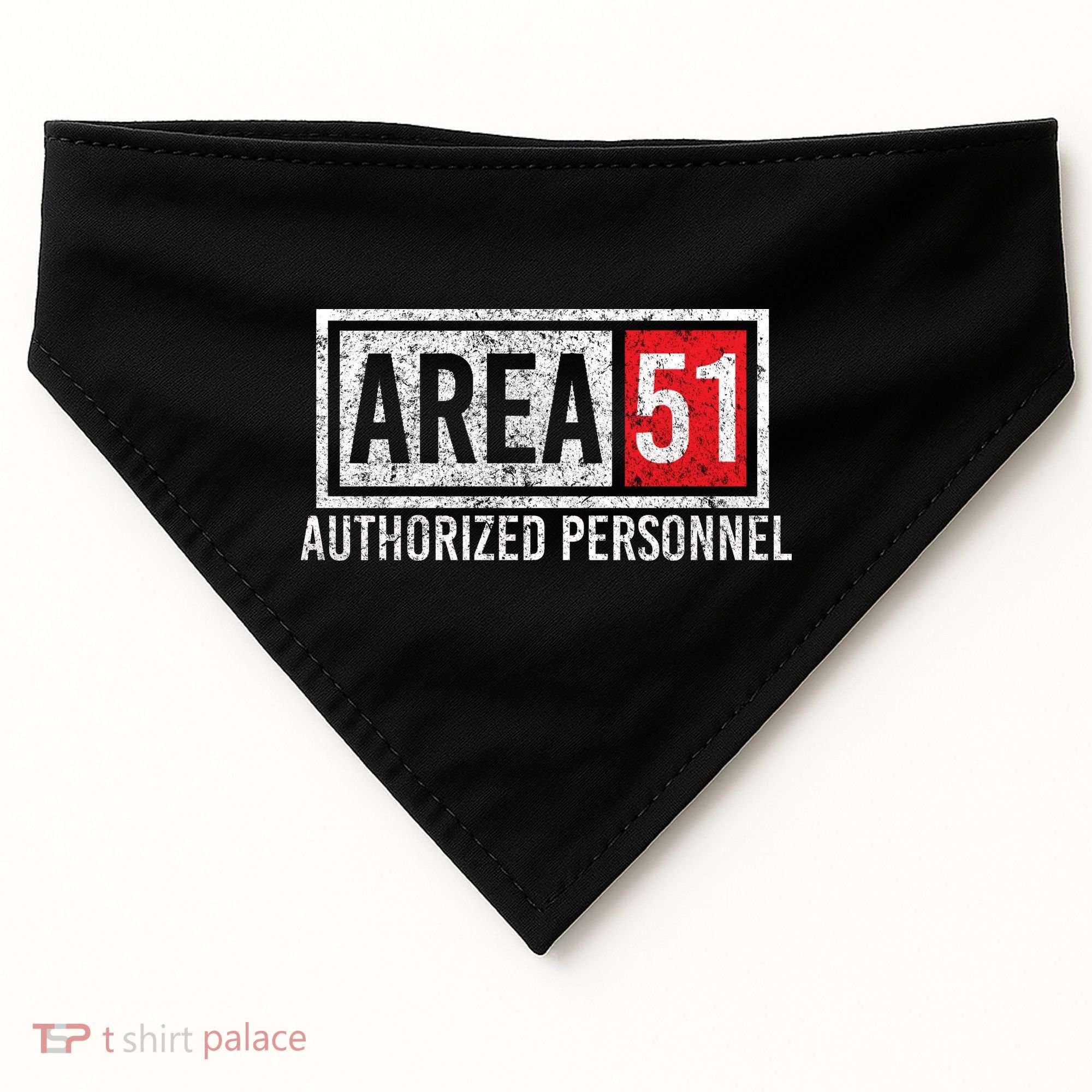 AREA 51 Authorized Personnel USA-Made Doggie Bandana