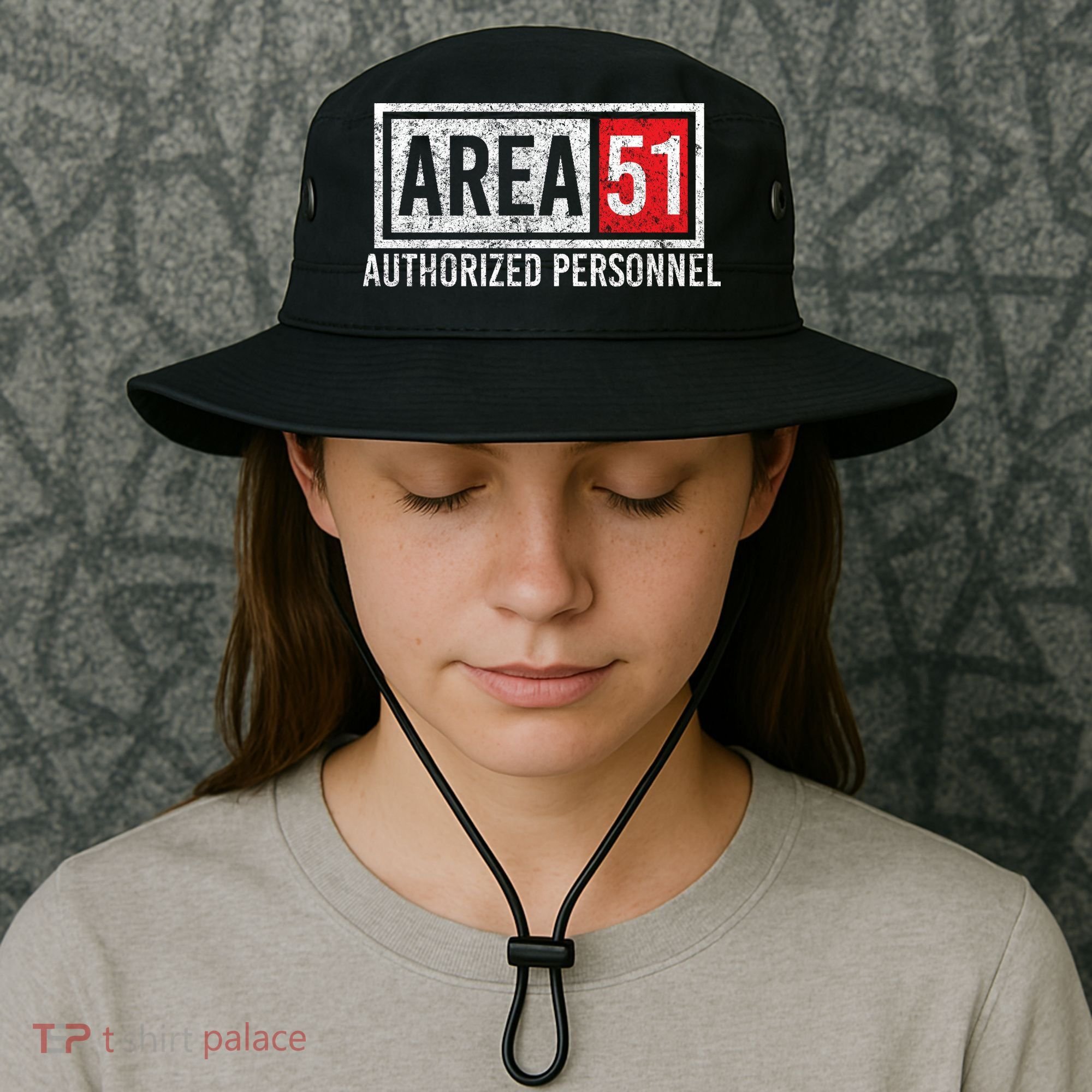 AREA 51 Authorized Personnel Bucket Hat