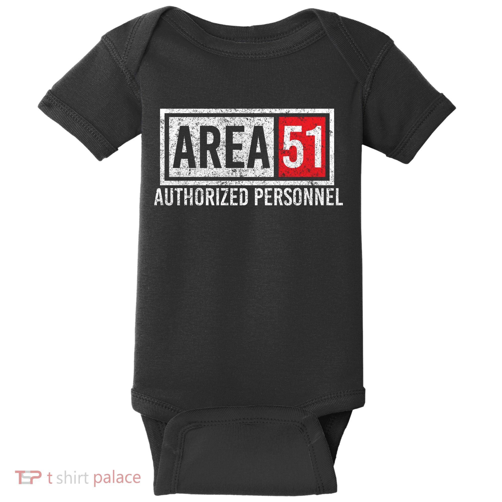 AREA 51 Authorized Personnel Baby Bodysuit