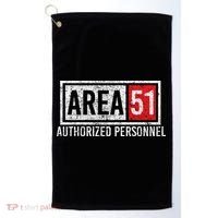 AREA 51 Authorized Personnel Golf Towel thumb 0