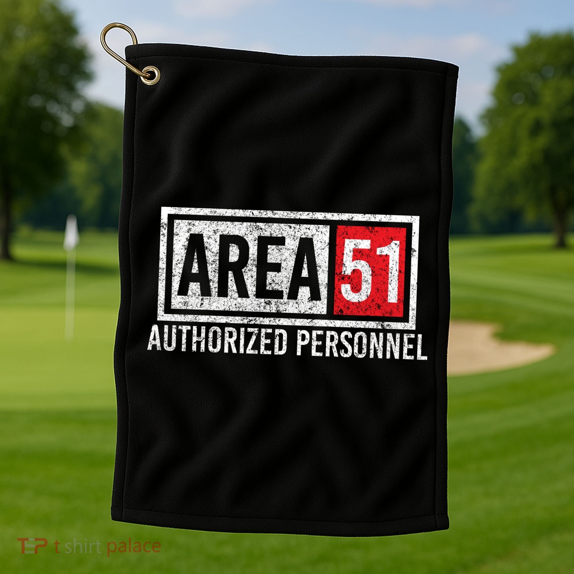 AREA 51 Authorized Personnel Golf Towel