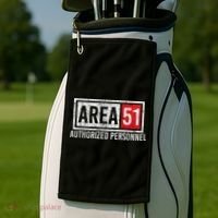 AREA 51 Authorized Personnel Golf Towel thumb 2
